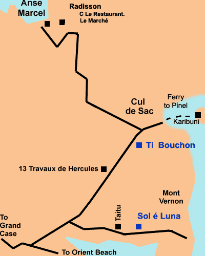 Cul de Sac map