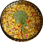 Grilled corn salad