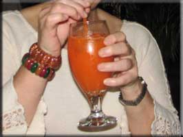 Carrot and orange juice