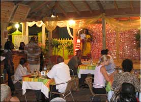 Our dining area